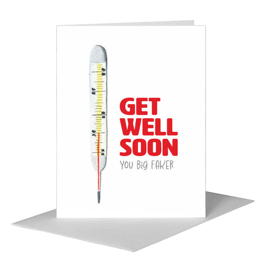 Thermometer 1, Greeting Card (#8051BA) A2 Card Front, www.printedcanvas.com