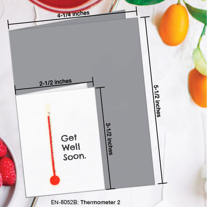 Thermometer 2, Greeting Card (8052B), Enclosure, www.printedcanvas.com