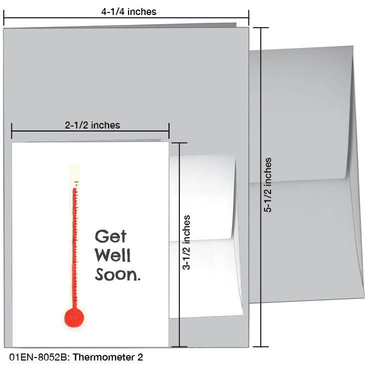Thermometer 2, Greeting Card (8052B)