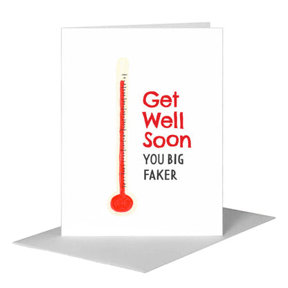Thermometer 2, Greeting Card (#8052CA), A2 Card Front, www.printedcanvas.com