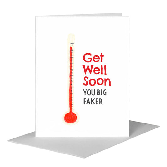 Thermometer 2, Greeting Card (#8052CA) A2 Card Front, www.printedcanvas.com