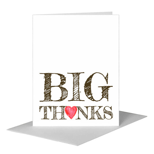Big, Greeting Card (#8053E) A2 Card Front, www.printedcanvas.com