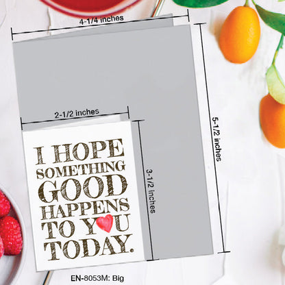 Big, Greeting Card (8053M), Enclosure, www.printedcanvas.com