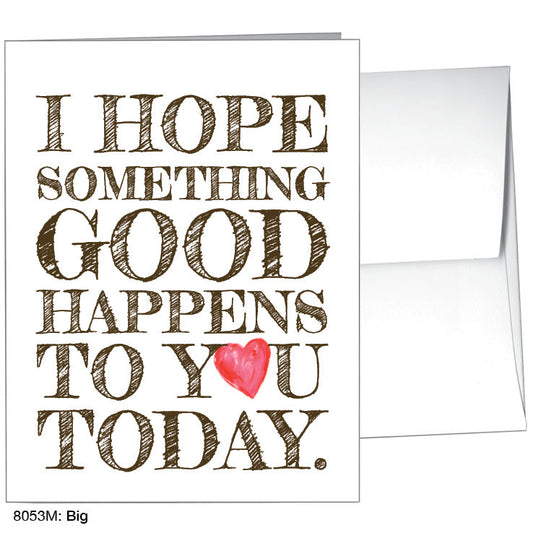 Big, Greeting Card (8053M), A2 Card Front, www.printedcanvas.com