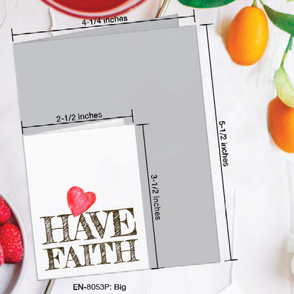 Big, Greeting Card (8053P), Enclosure, www.printedcanvas.com