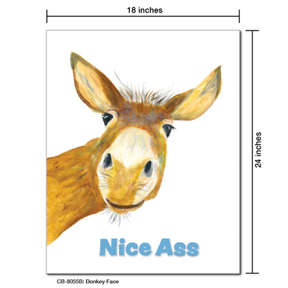 Donkey Face, Card Board (8055B)
