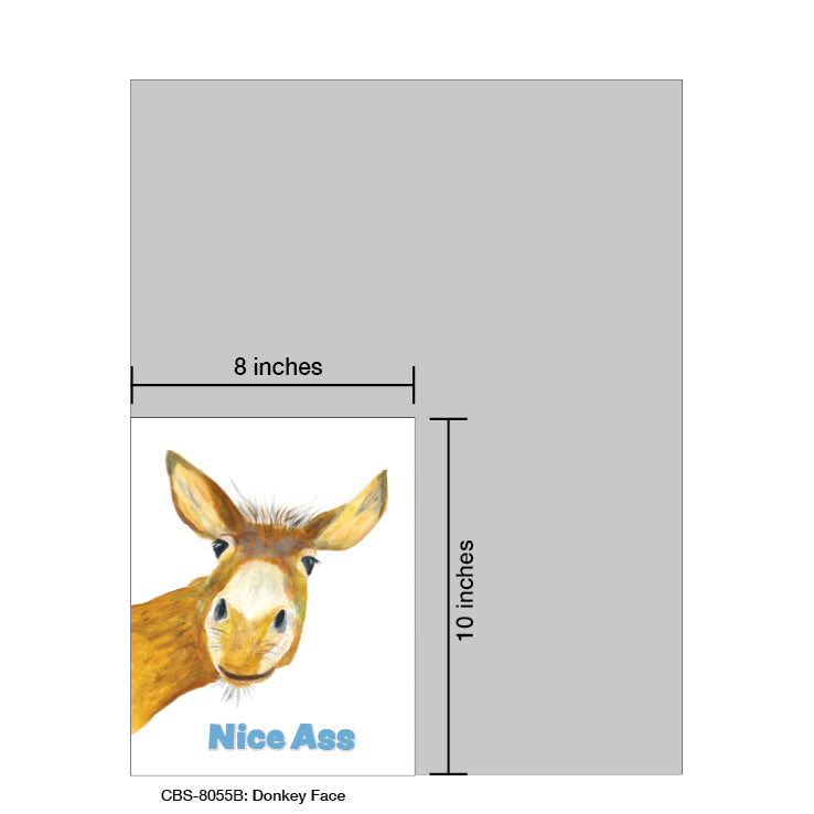 Donkey Face, Card Board (8055B)