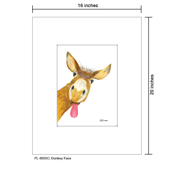Donkey Face, Print (#8055C)