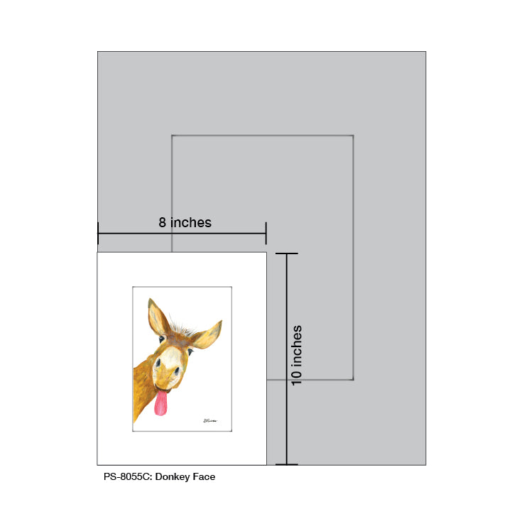 Donkey Face, Print (#8055C)