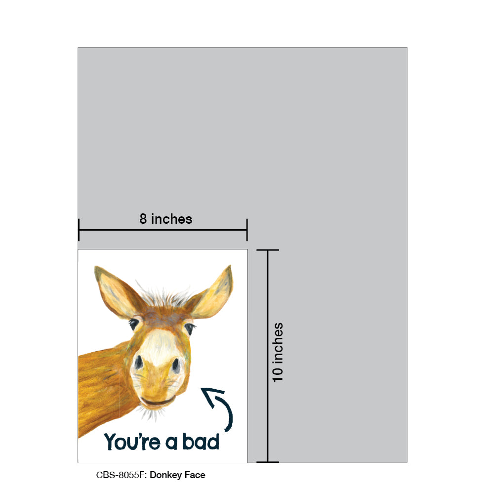 Donkey Face, Card Board (8055F)