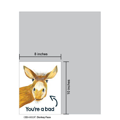 Donkey Face, Card Board (8055F)