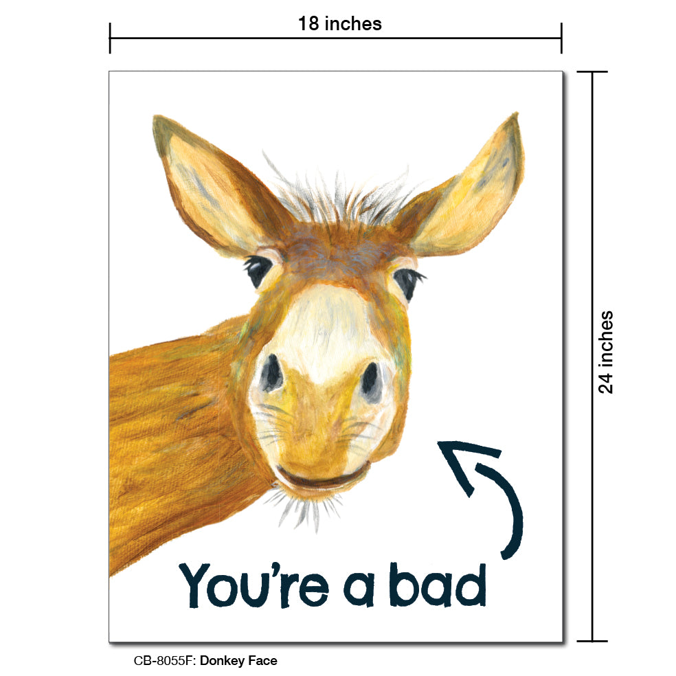 Donkey Face, Card Board (8055F)