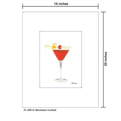 Manhattan Cocktail, Print (#8061A)
