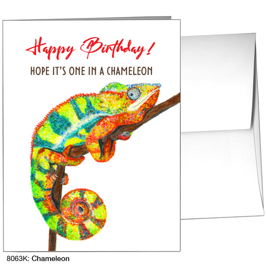 Chameleon, Greeting Card (8063K)