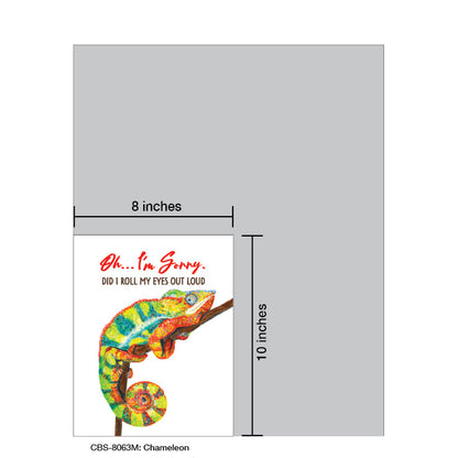 Chameleon, Card Board (8063M), Card Board: 8x10, printedcanvas.com
