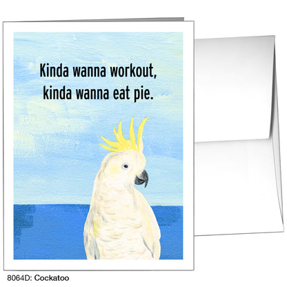 Cockatoo, Greeting Card (8064D)