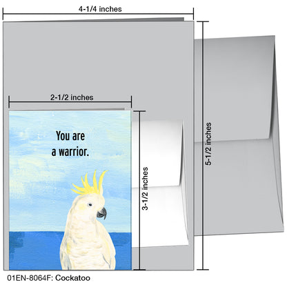 Cockatoo, Greeting Card (8064F)