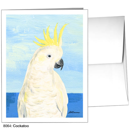 Cockatoo, Greeting Card (8064)