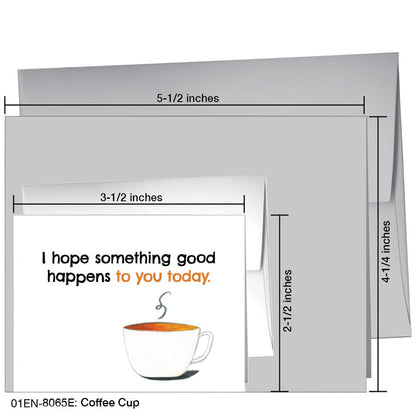 Coffee Cup, Greeting Card (8065E), Enclosure Card, www.printedcanvas.com