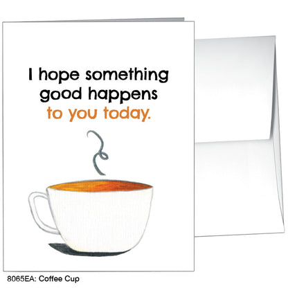 Coffee Cup, Greeting Card (#8065EA)