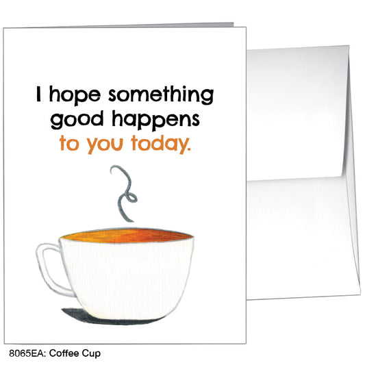Coffee Cup, Greeting Card (#8065EA)