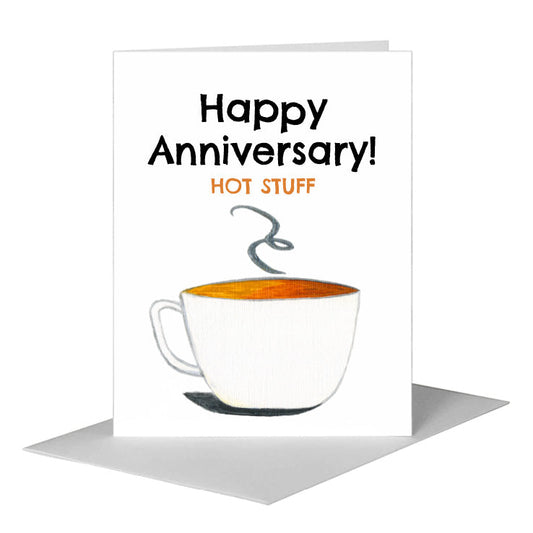 Coffee Cup, Greeting Card (#8065H) A2 Card Front, www.printedcanvas.com