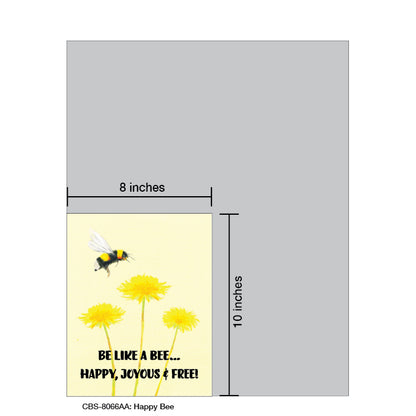 Happy Bee, Card Board (8066AA)