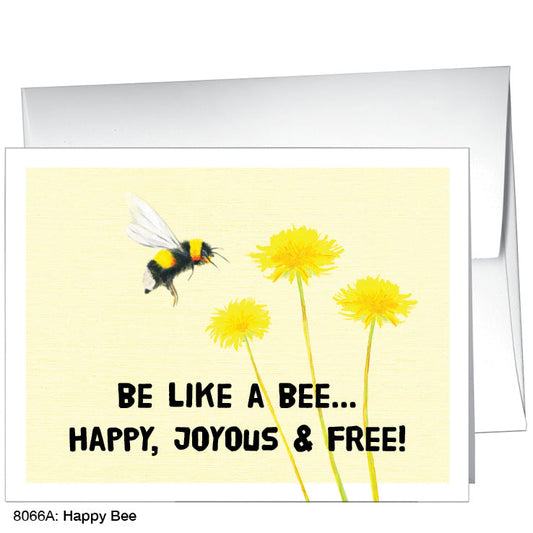 Happy Bee, Greeting Card (8066A)