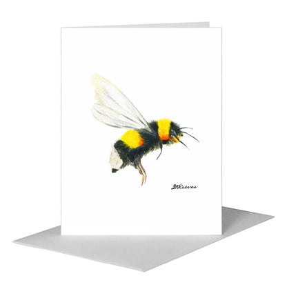 Happy Bee, Greeting Card (#8066C), A2 Card Front, www.printedcanvas.com