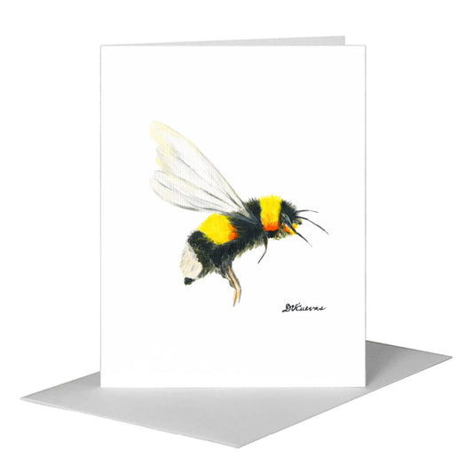 Happy Bee, Greeting Card (#8066C) A2 Card Front, www.printedcanvas.com