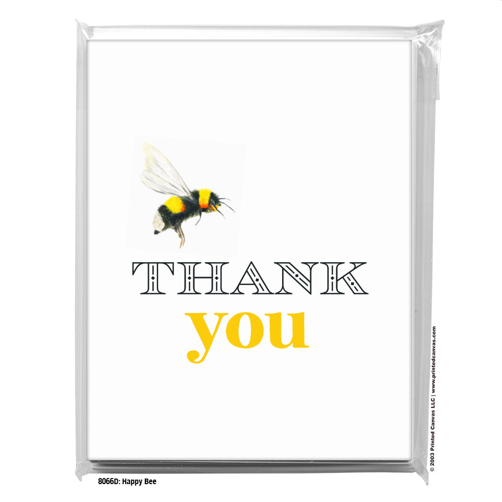 Happy Bee, Greeting Card (#8066D)