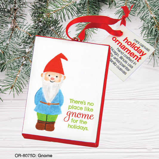 Gnome, Ornament (OR-8075D), Front, printedcanvas.com