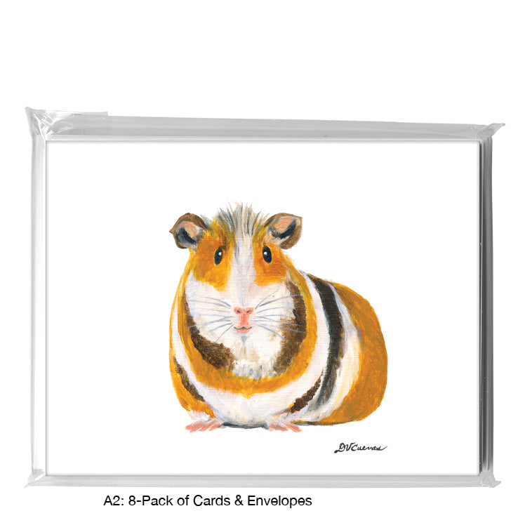Guinea Pig, Greeting Card (8078C), A2 Card 8-Pack, www.printedcanvas.com