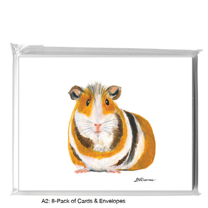 Guinea Pig, Greeting Card (8078C), A2 Card 8-Pack, www.printedcanvas.com