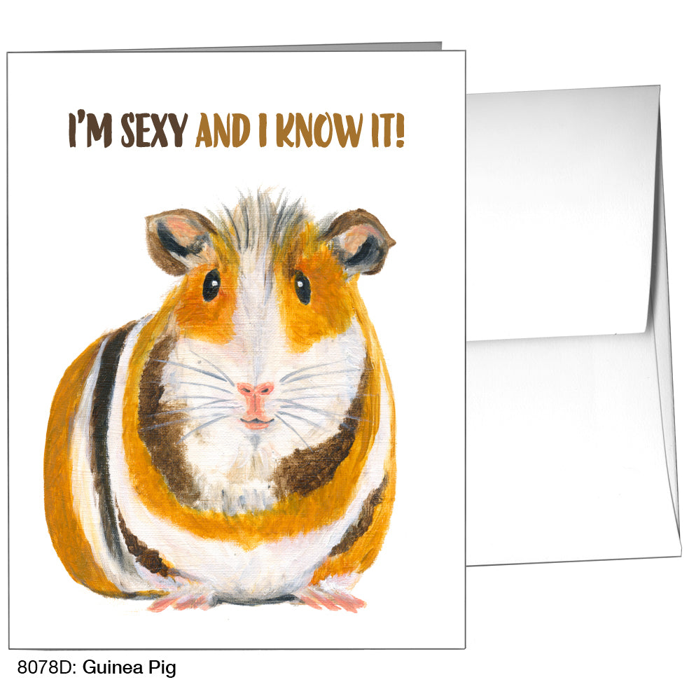 Guinea Pig, Greeting Card (8078D)