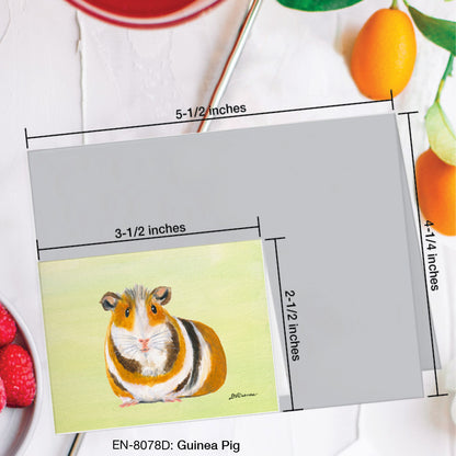 Guinea Pig, Greeting Card (#8078D)