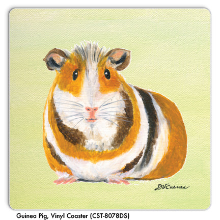 Guinea Pig, Vinyl Coaster (CST-8078DS)