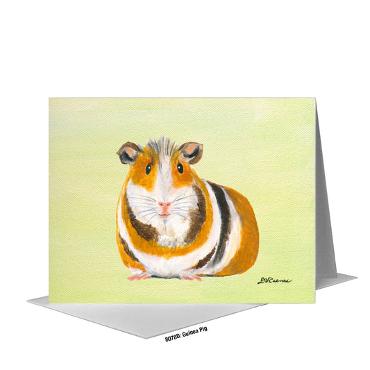 Guinea Pig, Greeting Card (#8078D)
