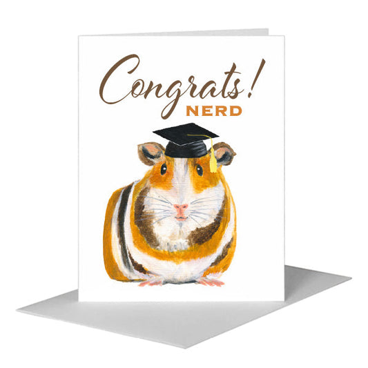 Guinea Pig, Greeting Card (#8078EB) A2 Card Front, www.printedcanvas.com