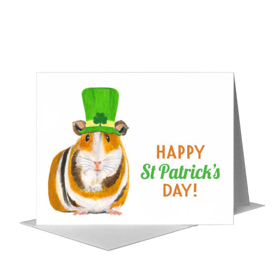 Guinea Pig, Greeting Card (#8078HA) A2 Card Front, www.printedcanvas.com