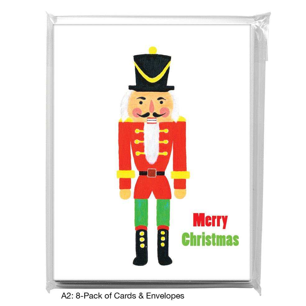 Nutcracker in Red, Greeting Card (8079EA)