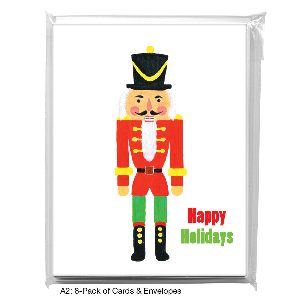 Nutcracker in Red, Greeting Card (8079FA)