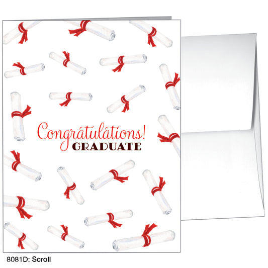 Scroll, Greeting Card (#8081D), A2 Card Front, www.printedcanvas.com