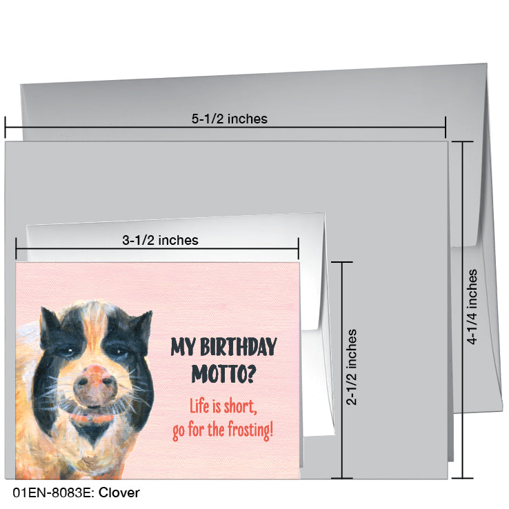 Clover, Greeting Card (8083E)