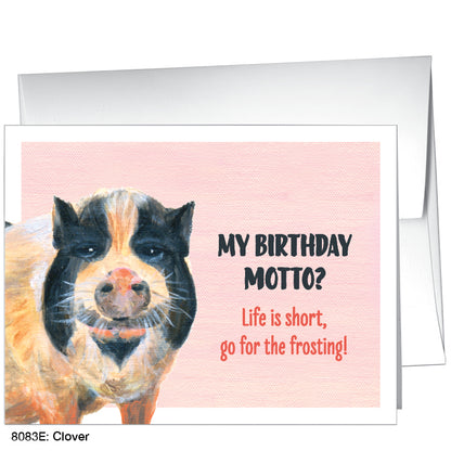 Clover, Greeting Card (8083E), A2 Card, www.printedcanvas.com