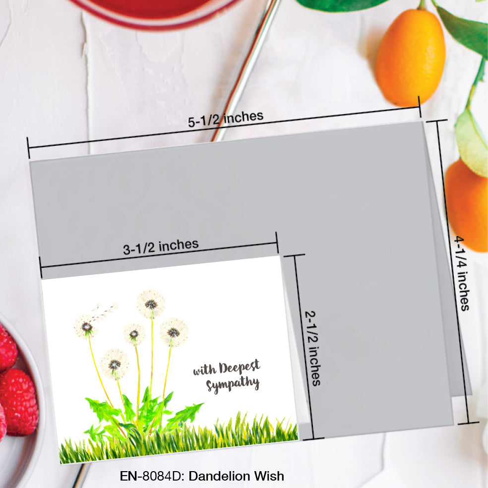 Dandelion Wish, Greeting Card (#8084D)