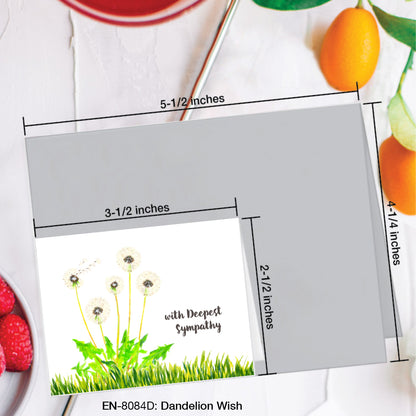 Dandelion Wish, Greeting Card (#8084D)