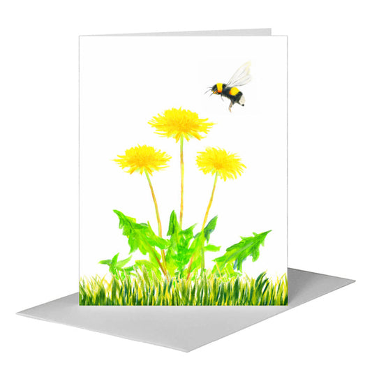 Dandelion Wish, Greeting Card (#8084G) A2 Card Front, www.printedcanvas.com