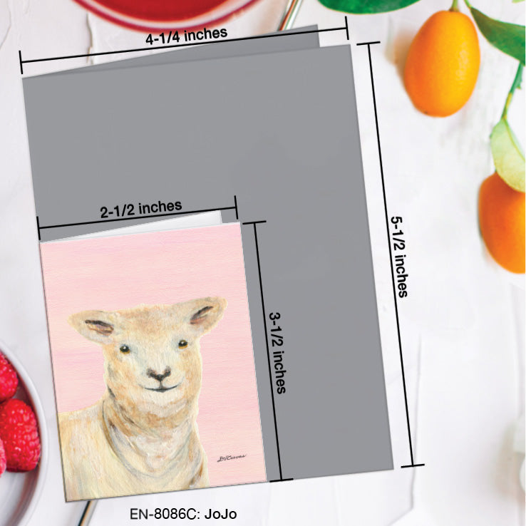 JoJo, Greeting Card (8086C), Enclosure Card, www.printedcanvas.com