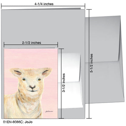 JoJo, Greeting Card (8086C), Enclosure Card, printedcanvas.com